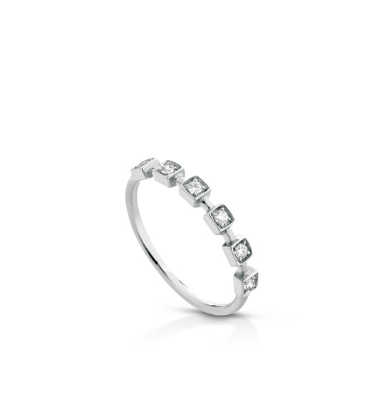 Square Diamond Ring
