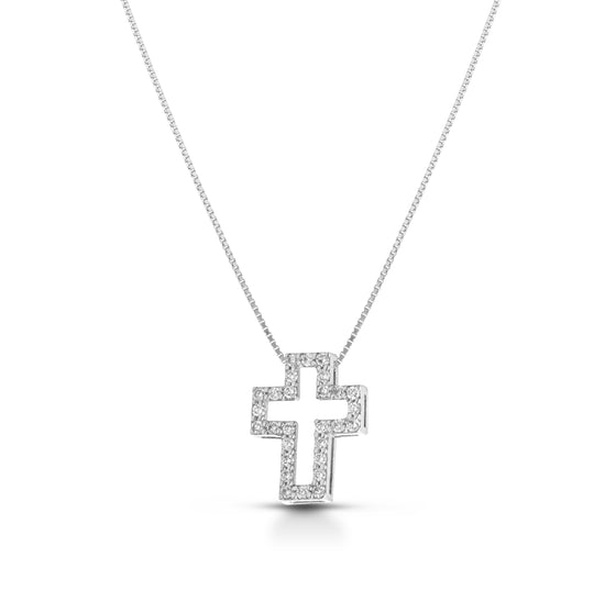 Collana Diamond Cross