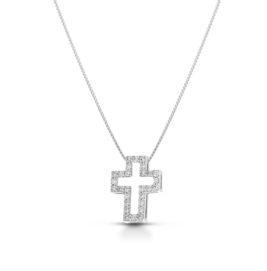 Collana Diamond Cross