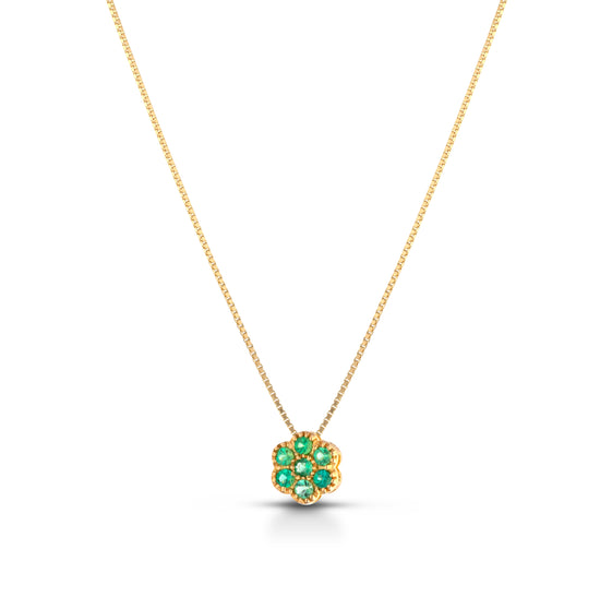 Collana Emerald Flower