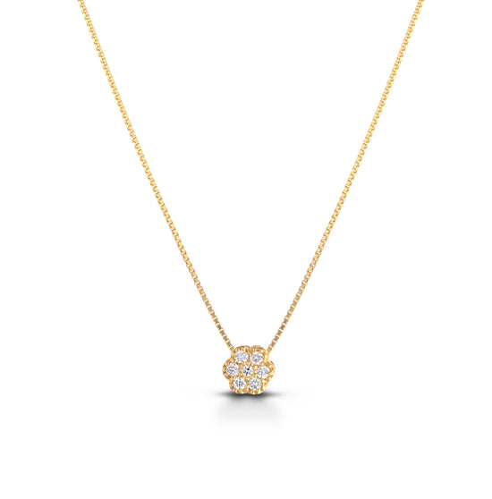 Collana Small Diamond Flower
