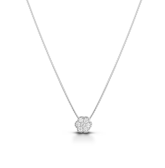 Collana Small Diamond Flower