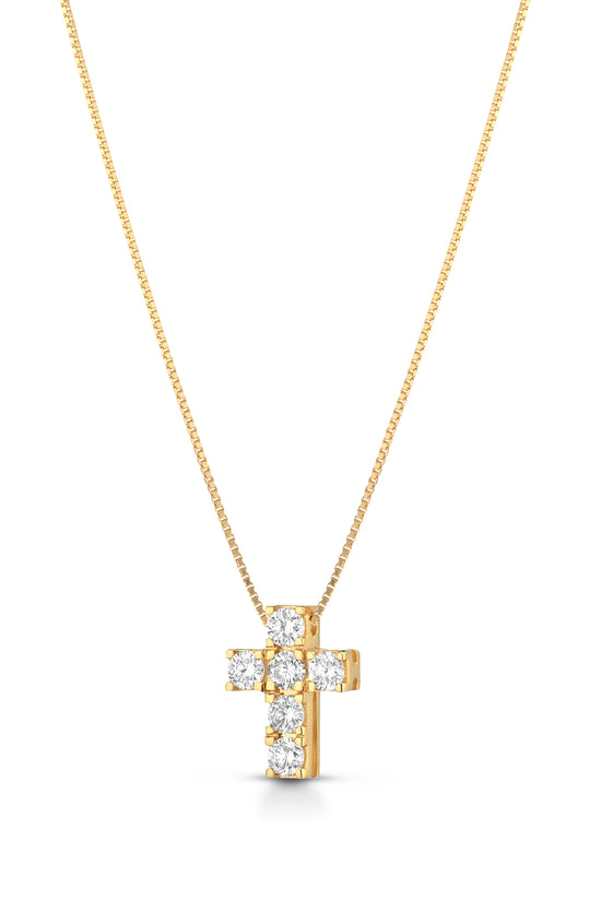 Collana Diamonds Cross