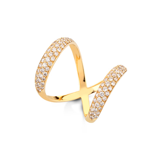 Diamond Ring Crossed