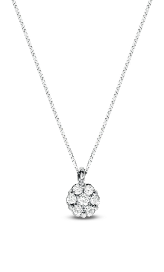 Collana Solitaire Flower