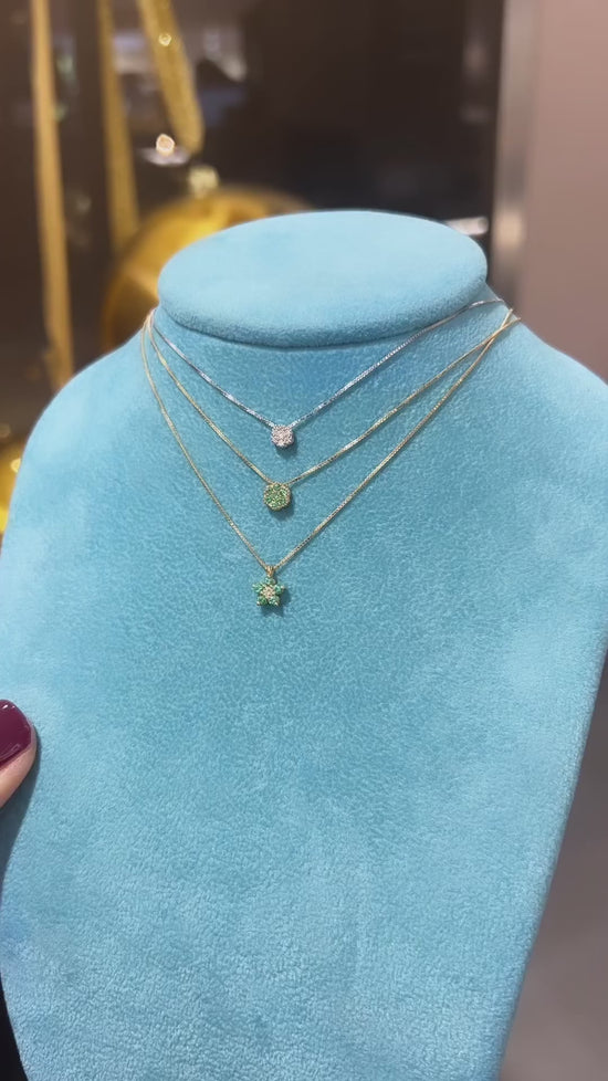 Collana Emerald And Diamond