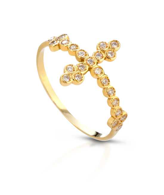 Anello Diamond Gothic Cross