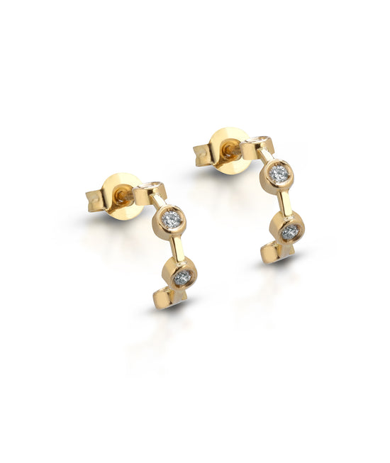 Orecchini Small Point Di Diamanti